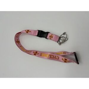 NCAA Iowa State Cyclones Lanyard Keychain 16" Pink ISU